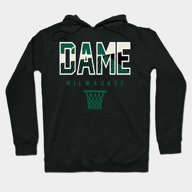 Dame Milwaukee Basketballl Warmup Hoodie by funandgames